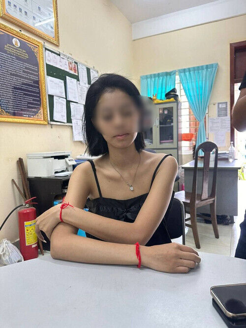 Cambodian Woman Arrested